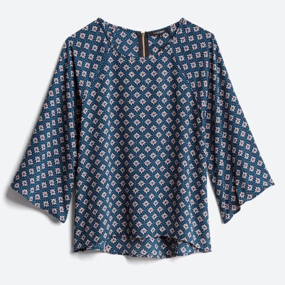 Papermoon Larie Crew Neck Blouse Size M